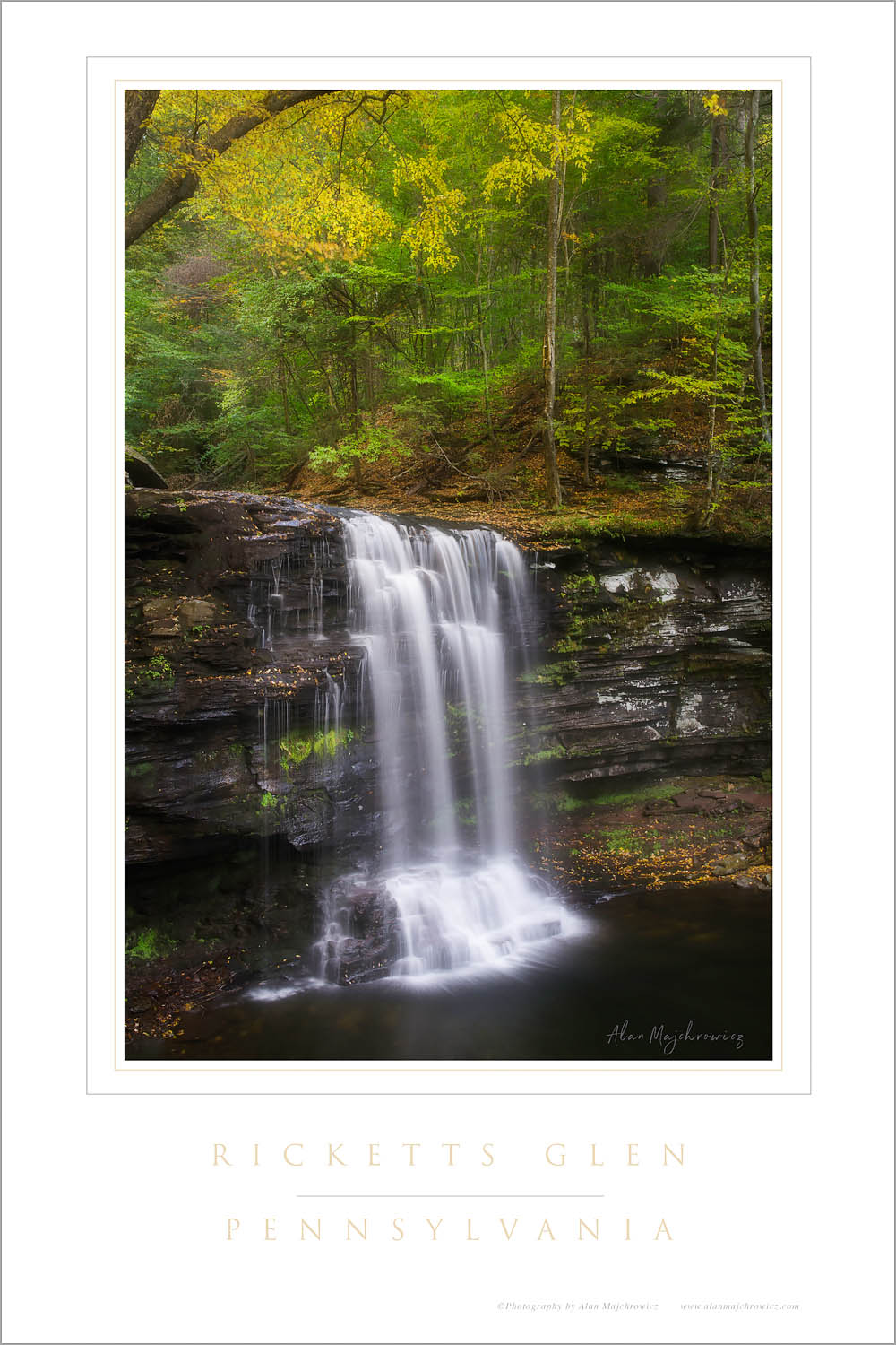 Harrison Wrights Falls, Ricketts Glen State Park, Pennsylvania