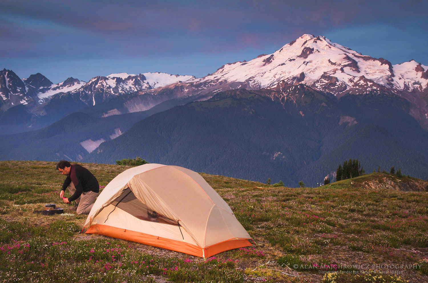 Backcountry camp Glacier Peak Wilderness North Cascades #58315
