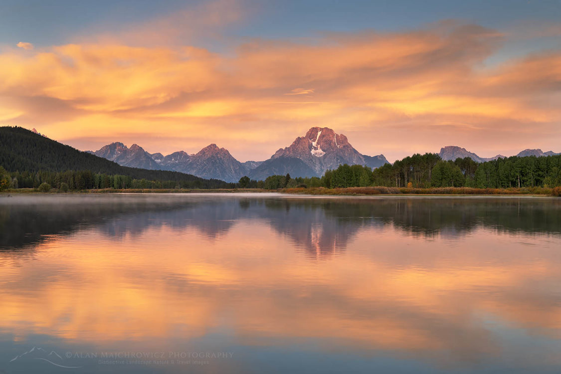 Oxbow Bend Sunrise Grand Teton National Park - Alan Majchrowicz Photography