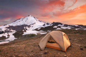 Mount Baker backcountry camp North Cascades