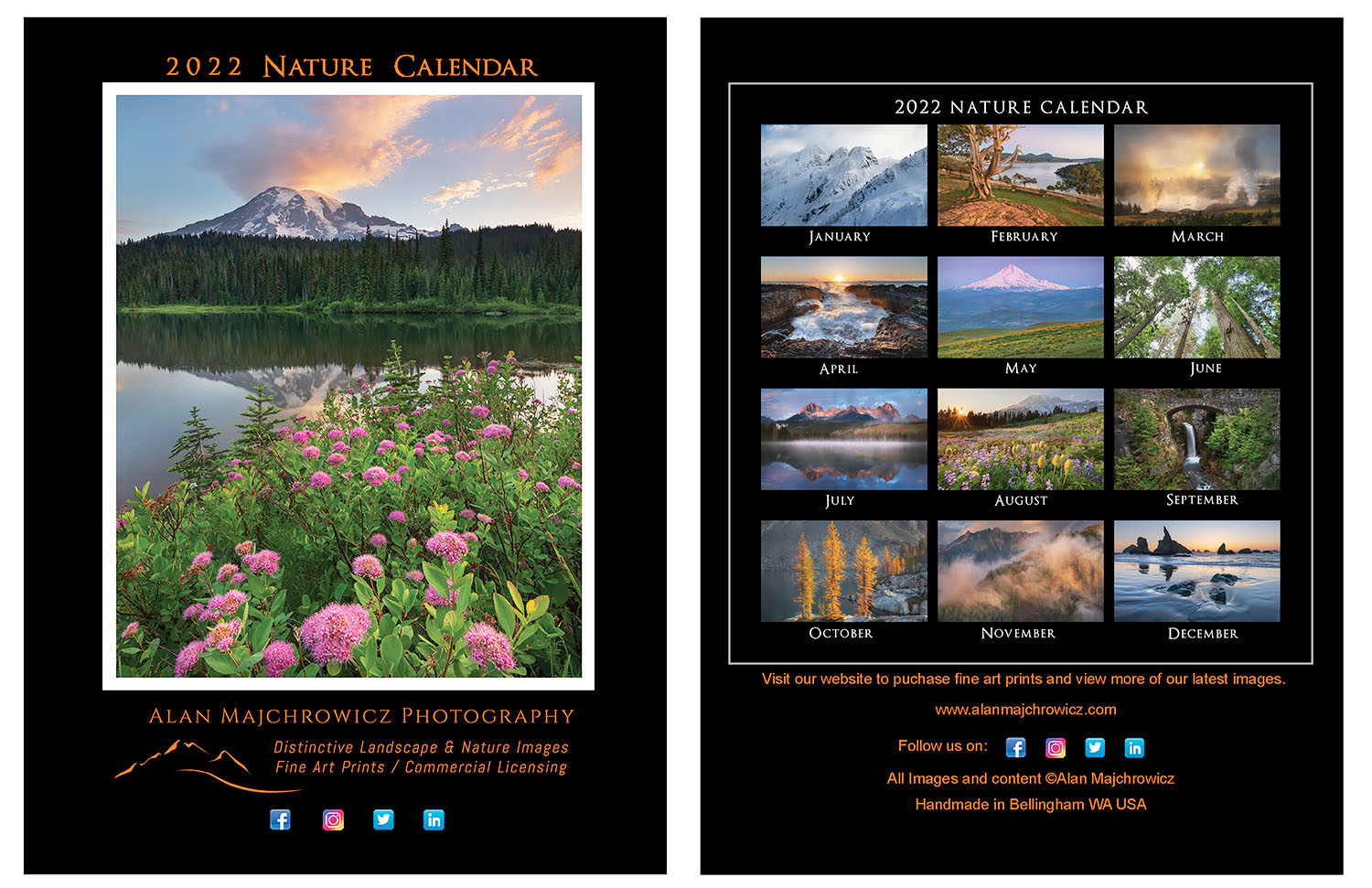 2022 Desktop Nature Calendar. Presented in a CD jewel case they're perfect for offices, kitchen counters, and nightstands.