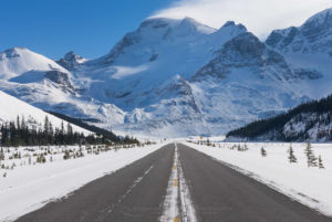 Icefields Parkway in Jasper National Park
