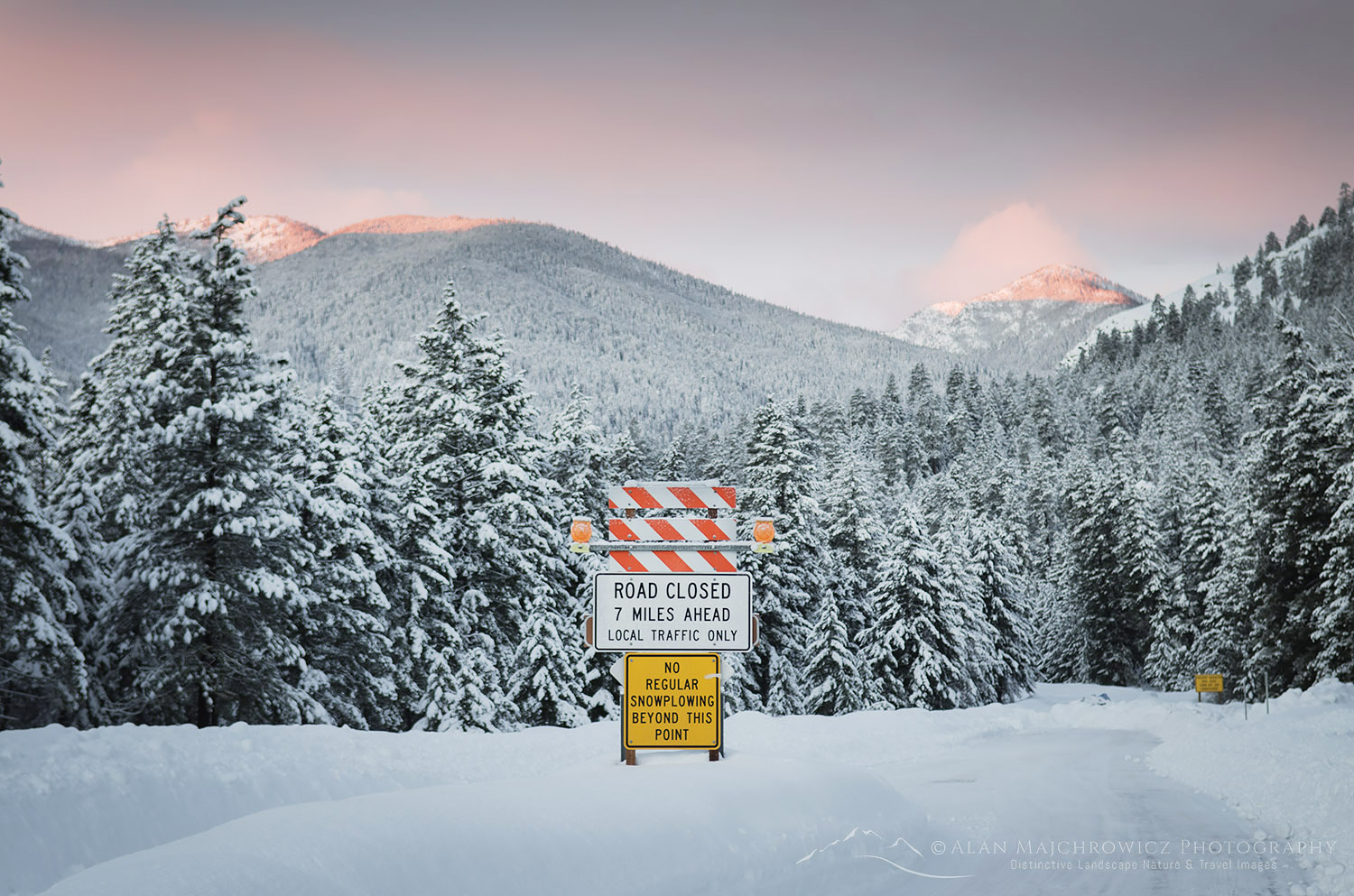 North Cascades Highway closure Winter Photography