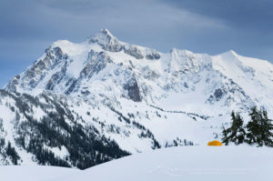North Cascades winter backcountry camp