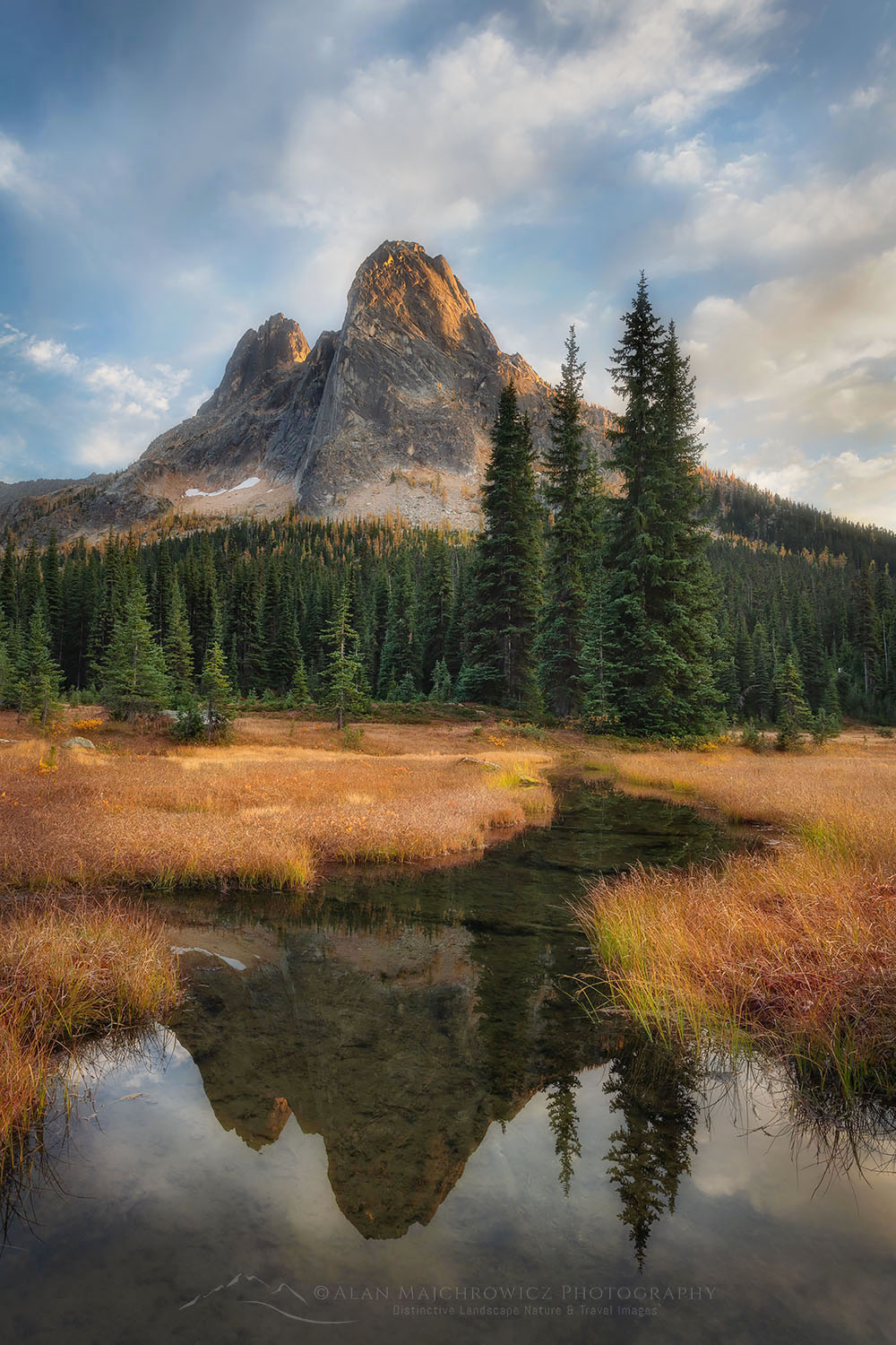 Liberty Bell Mountain North Cascades - Alan Majchrowicz Photography