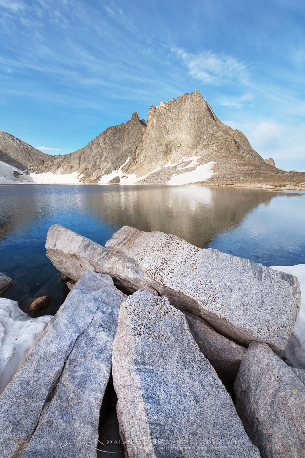 Nylon Peak Noel Lake. Bridger Wilderness, Wind River Range Wyoming #69292