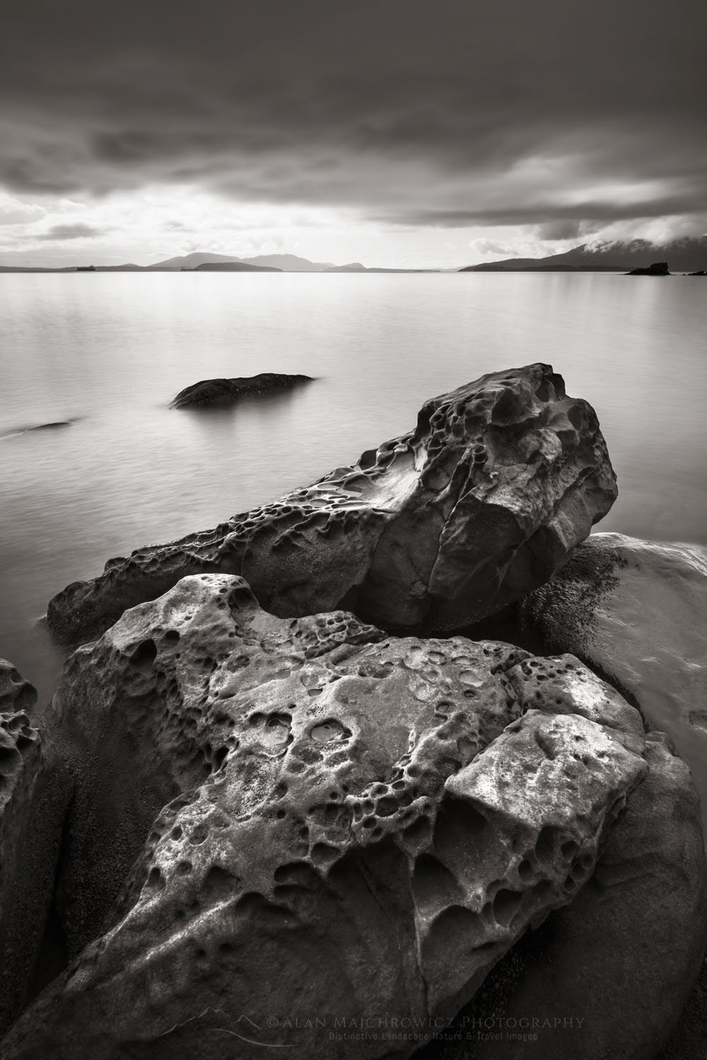Samish Bay Wildcat Cove Larrabee State Park Washington #68325bw
