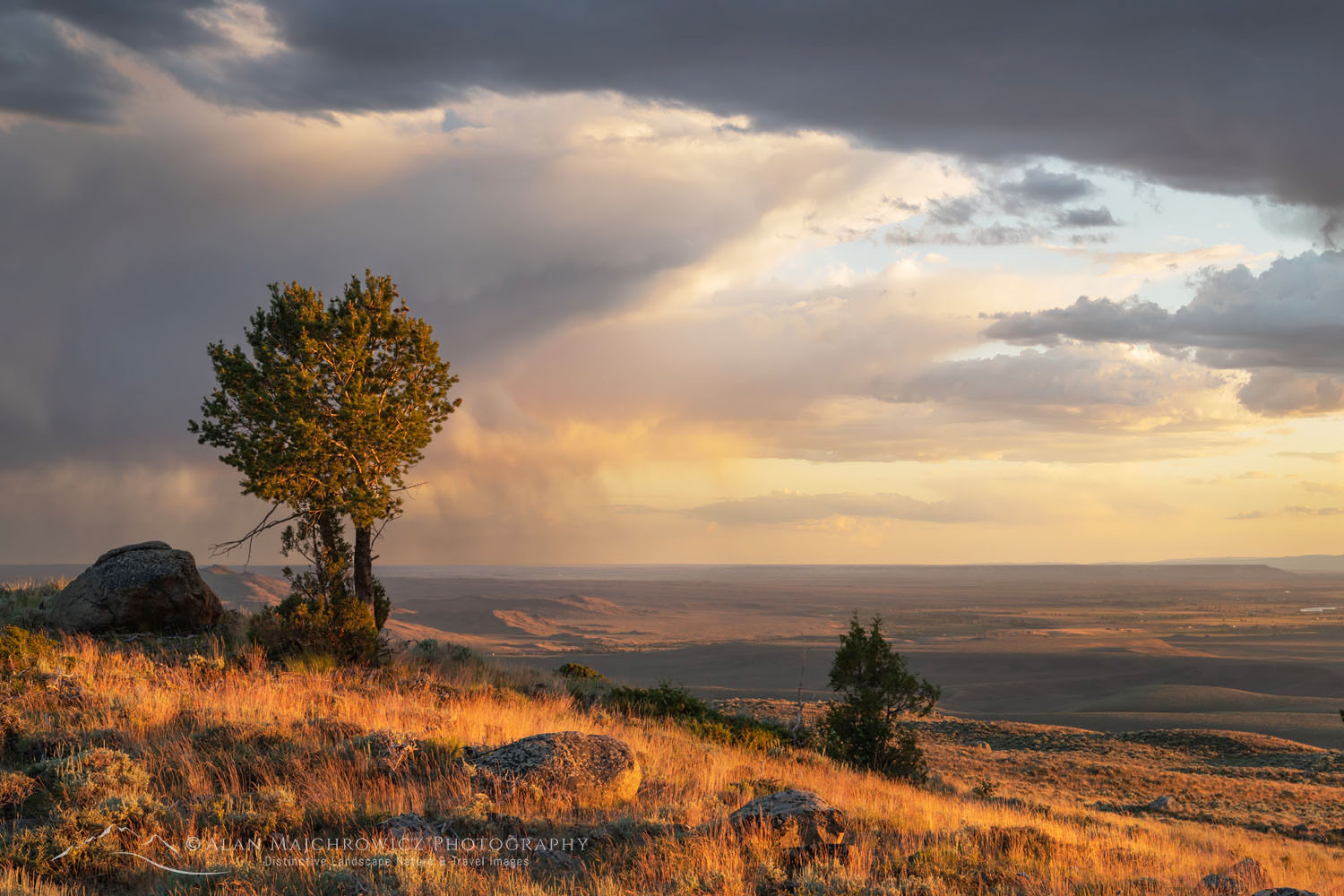 Wind River Range stormy sunset, Wyoming #69038