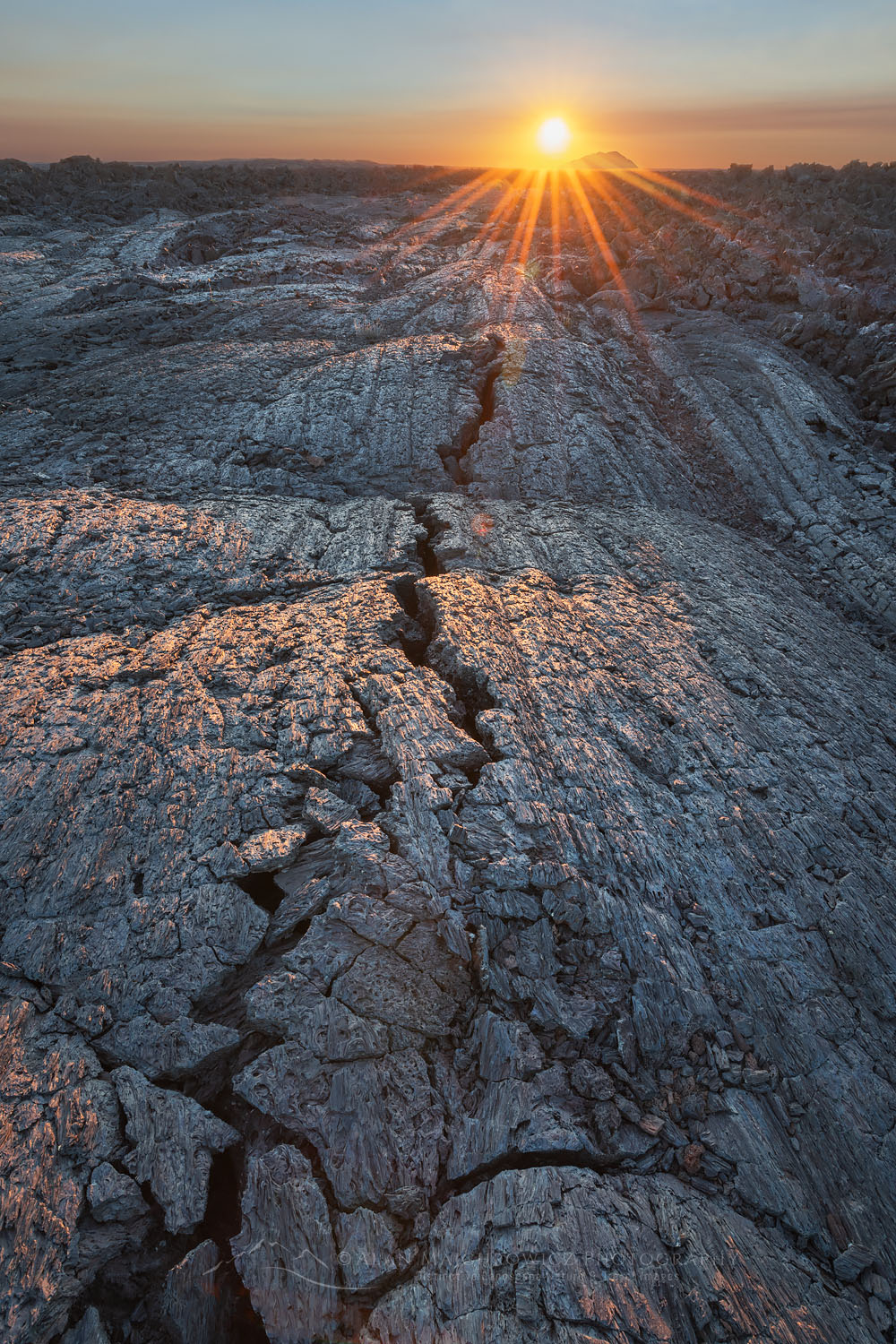 Sunrise over Blue Dragon Lava Flow, Craters of the Moon National Monument #73999