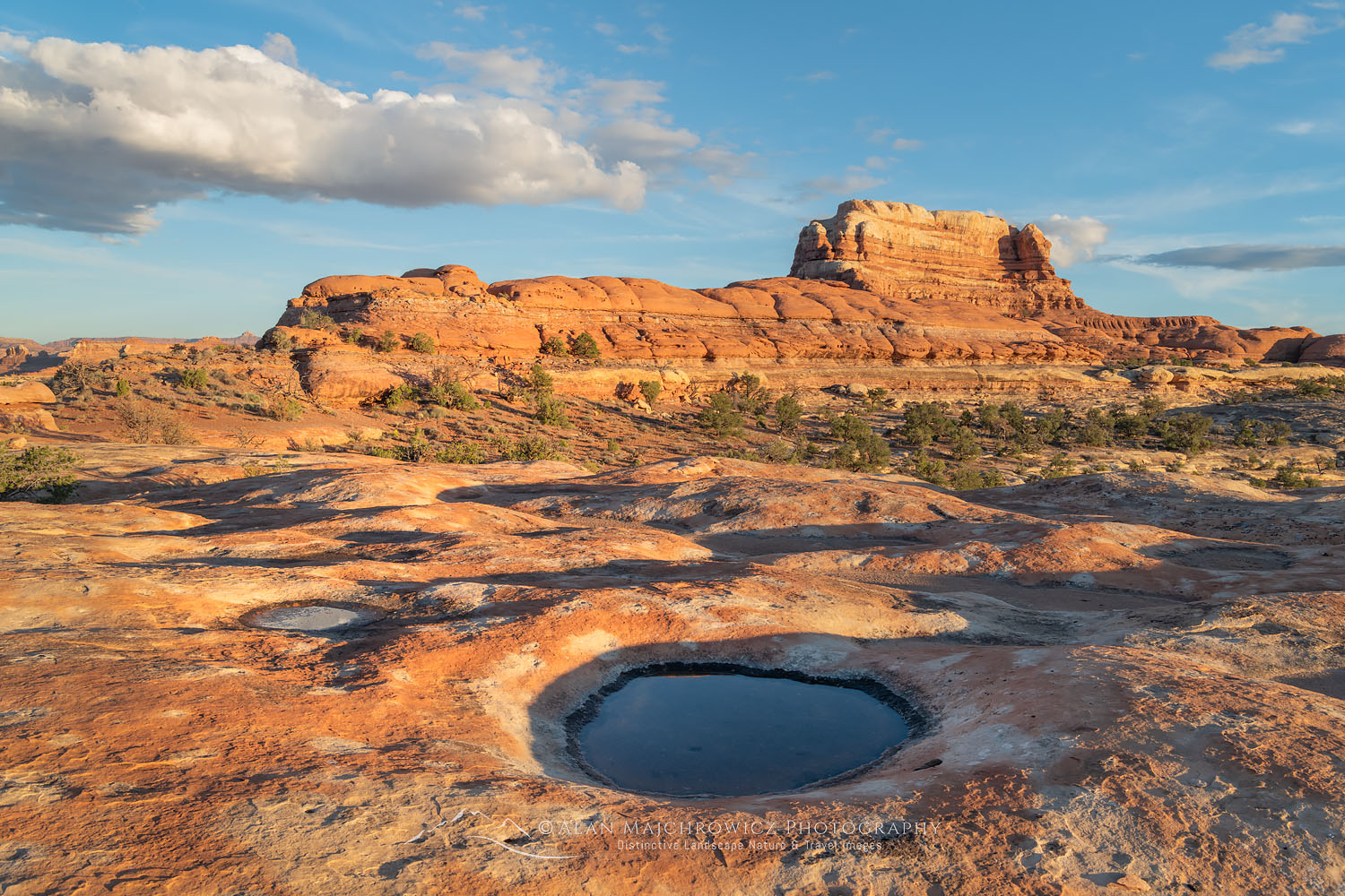 Pothole point outlet canyonlands