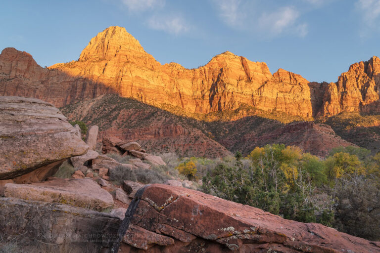 Bridge Mountain Zion National Park Alan Majchrowicz Photography