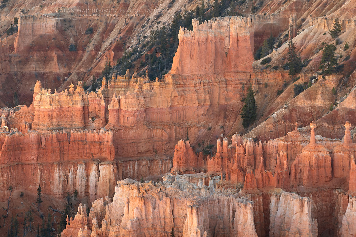 View of colorful hoodoos of the Silent City seen from Sunrise Point, Bryce Canyon National Park, Utah #76429