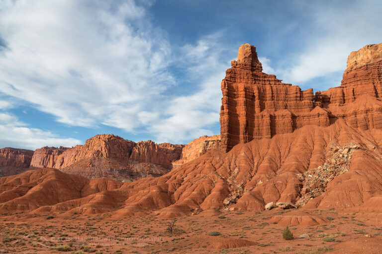 Chimney Rock Capitol Reef National Park - Alan Majchrowicz Photography