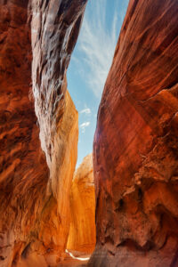 Leprechaun Canyon, one of a group of canyons called the Irish Canyons near Hanksville Utah