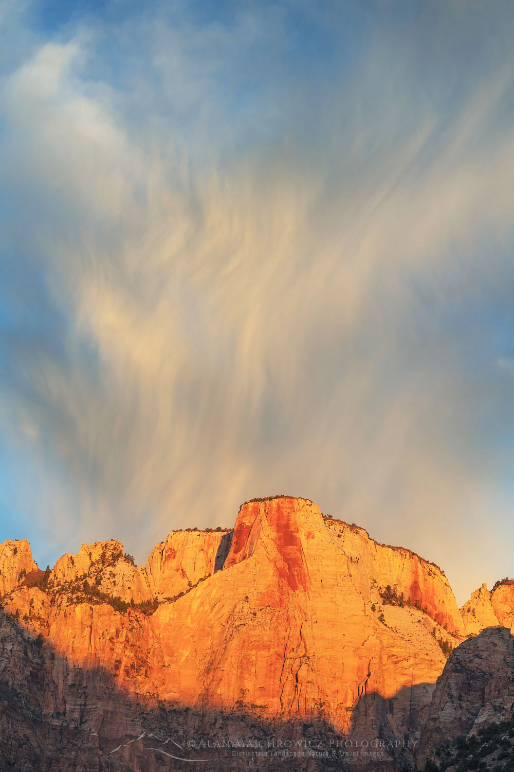 Sunrise at Towers of the Virgin Zion National Park Utah #76641