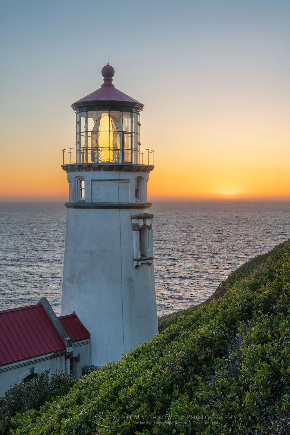 Twilight over Heceta Head Lighthouse Oregon #71084