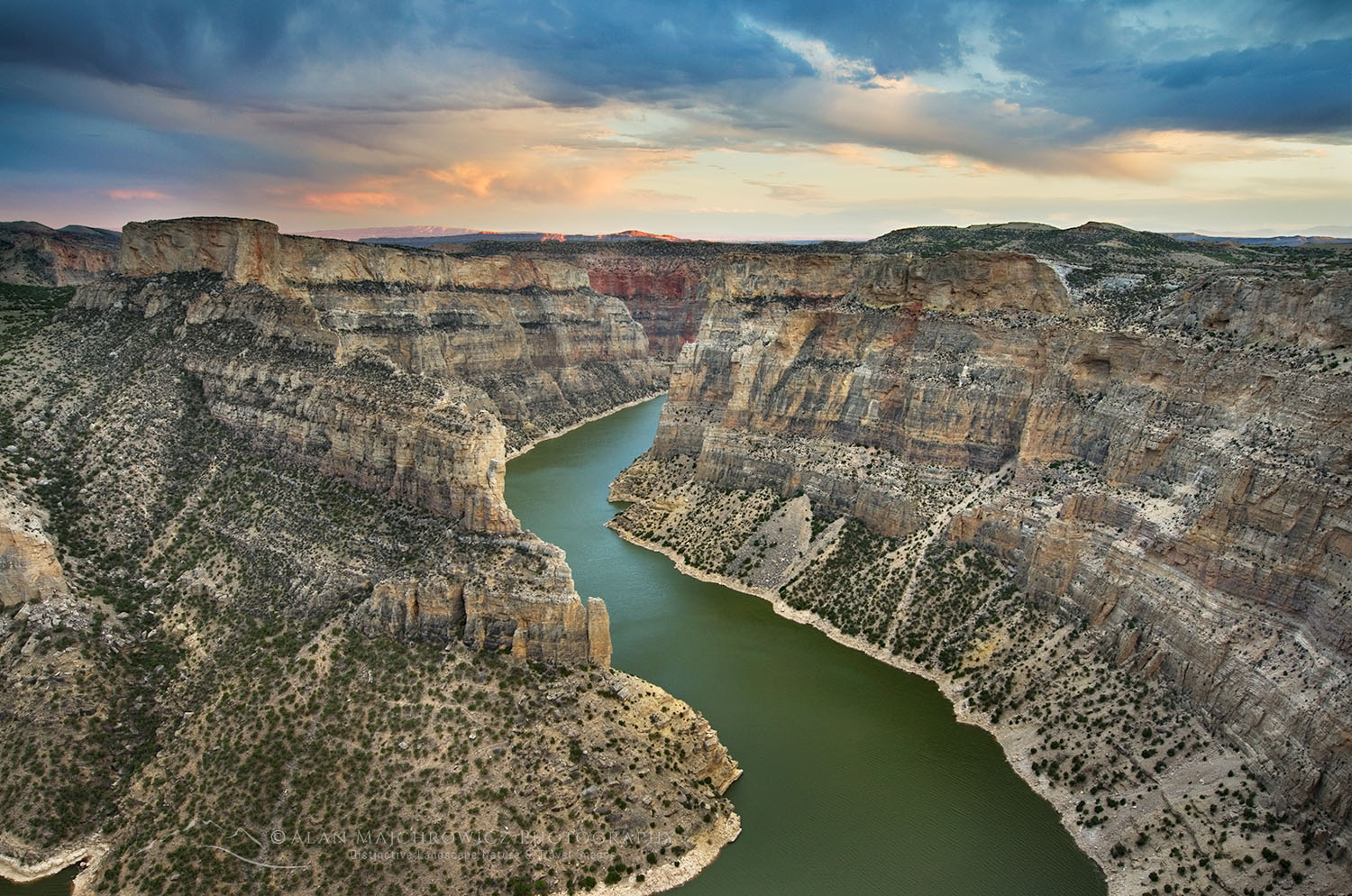 Bighorn Canyon seen from Devil Canyon Overlook, Bighorn Canyon National Monument #52261