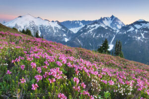 Ruth Mountain and Mount Shuksan Hannegan Peak, North Cascades Washington #54339
