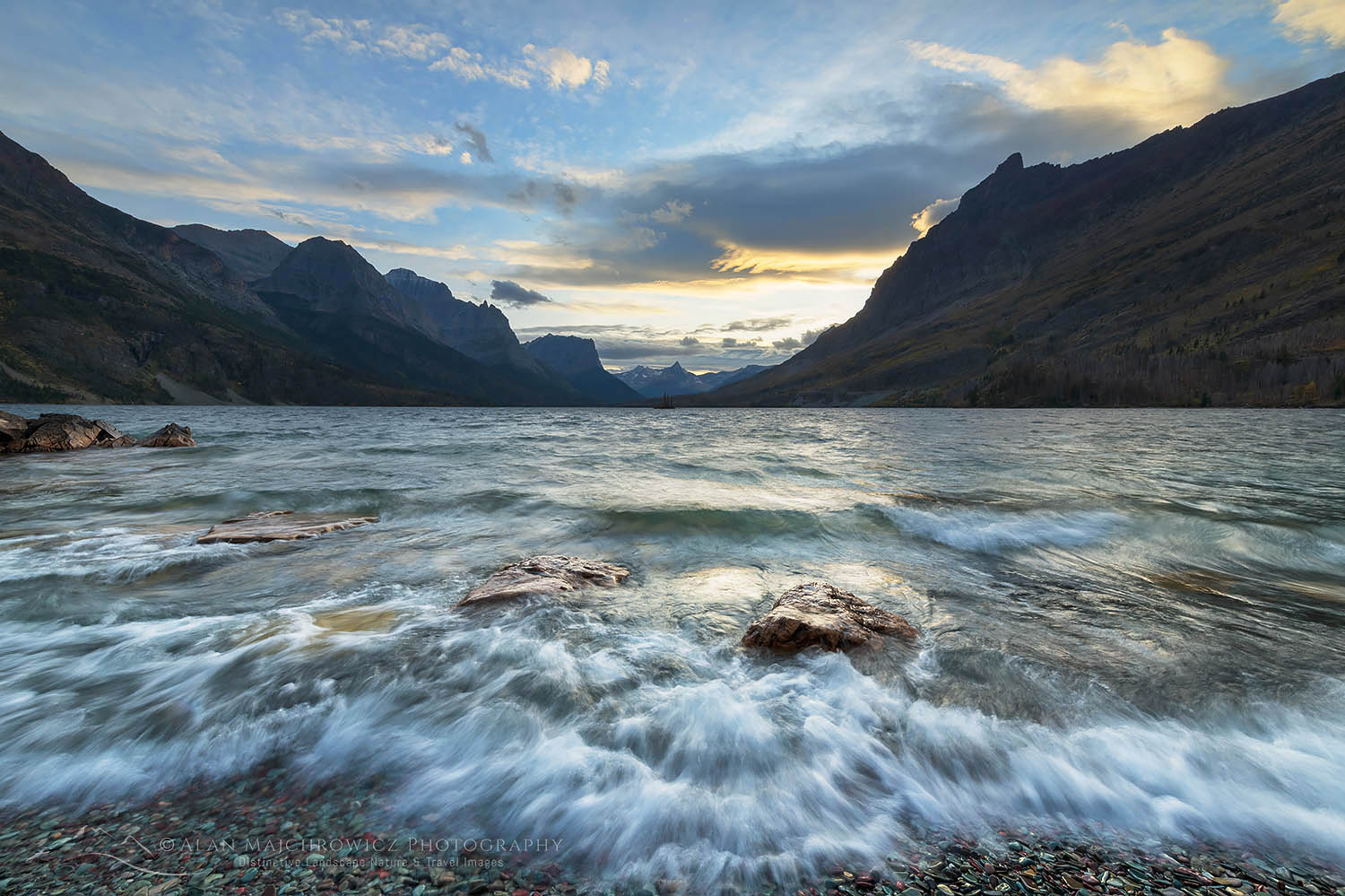 Saint Mary Lake Glacier National Park Montana #68299