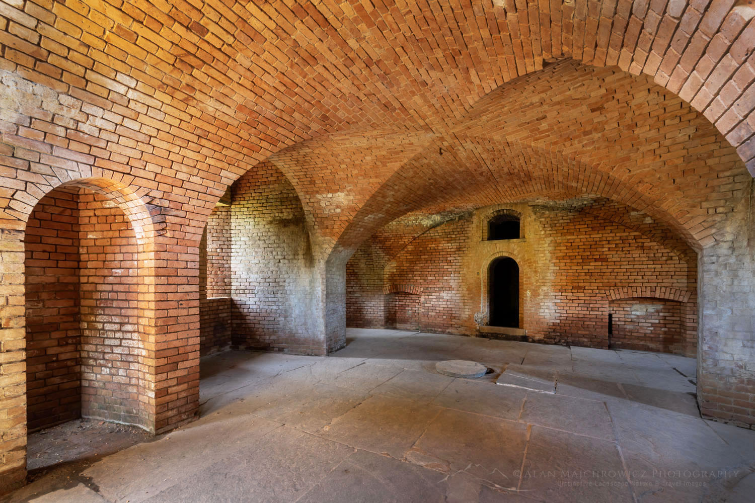 Interior of Southwest Bastion of Historic Fort Gaines, Dauphin Island, Alabama #77481