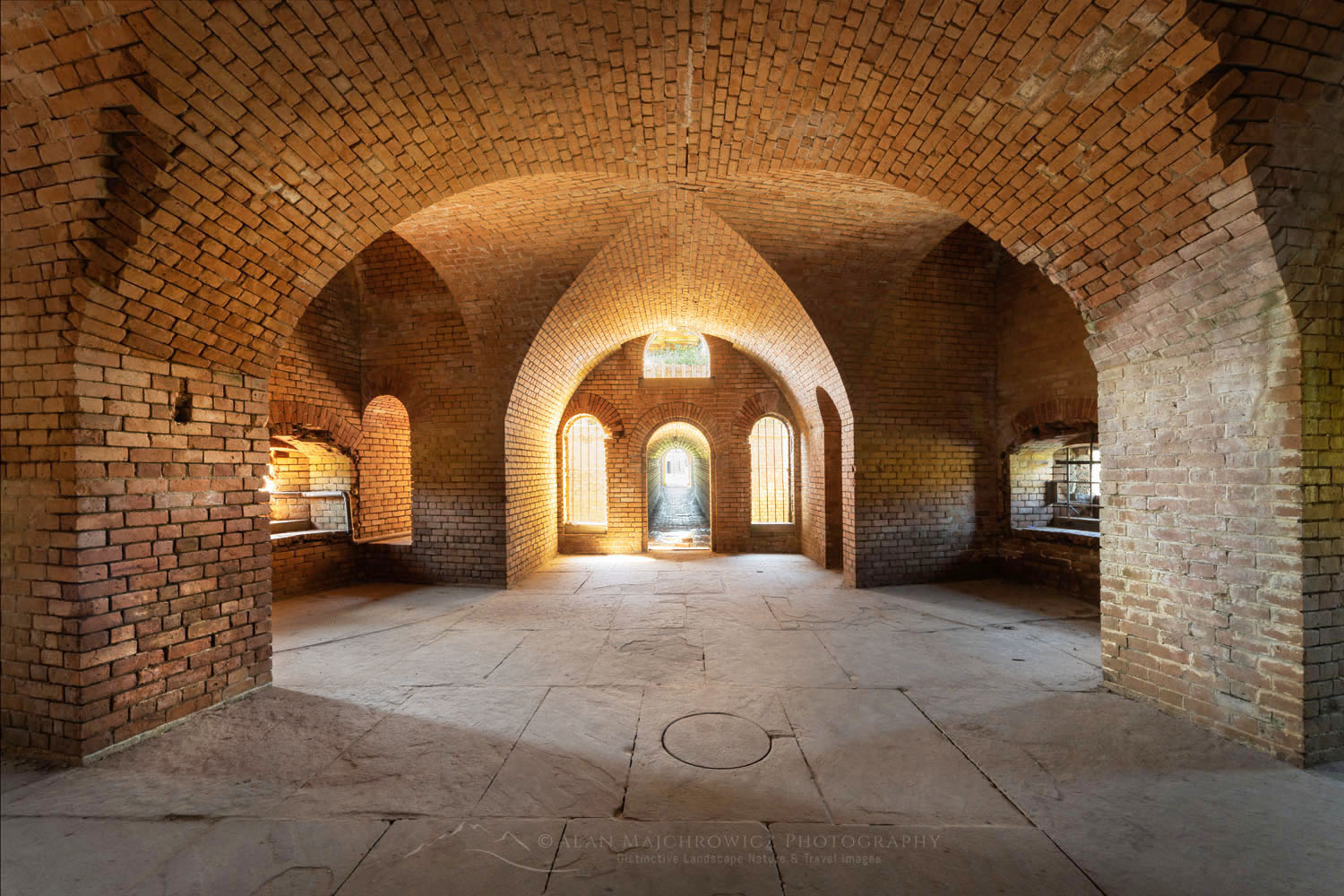 Interior of Northwest Bastion of Historic Fort Gaines, Dauphin Island, Alabama #77496