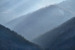 Hazy ridges North Cascades