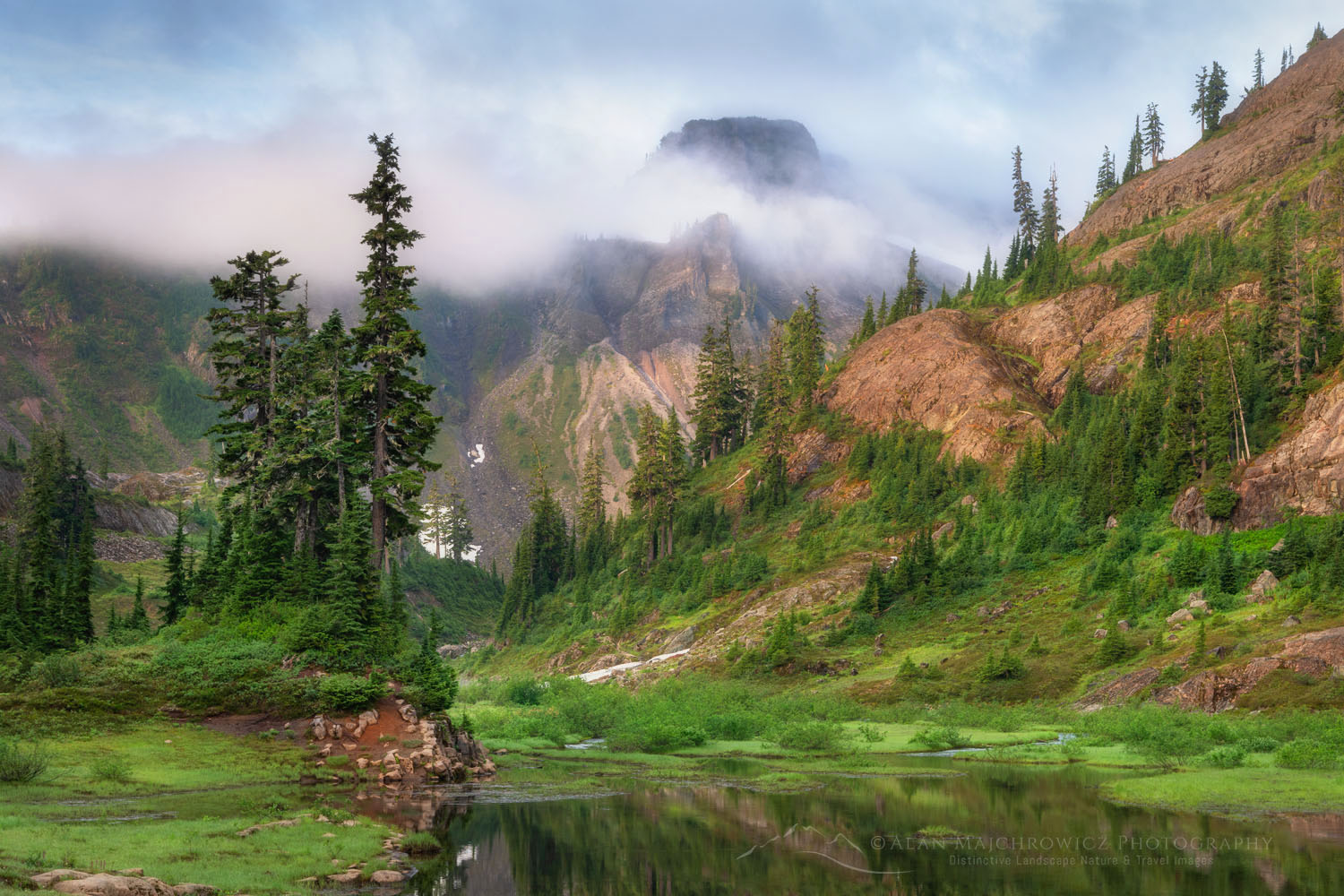 Table Mountain, Heather Meadows Recreation Area. North Cascades Washington #73470or
