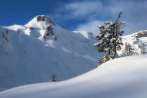 Table Mountain in winter. Heather Meadows Recreation Area, Mt. Baker-Snoqualmie National Forest, North Cascades Washington #77175or