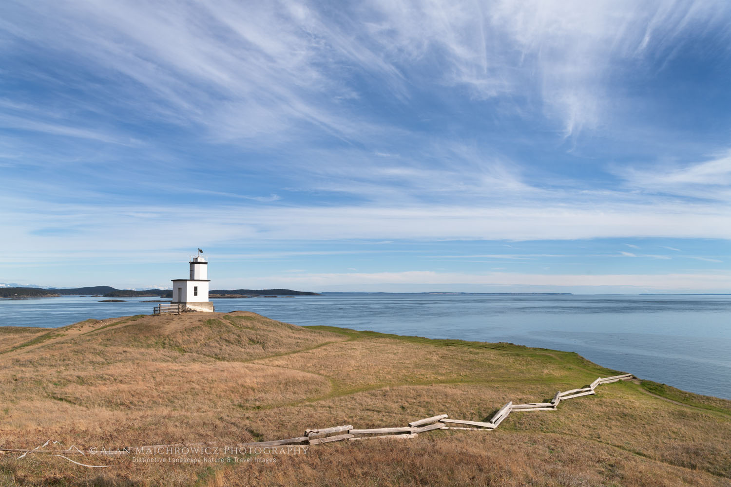 Cattle point lighthouse san juan island washington alan majchrowicz