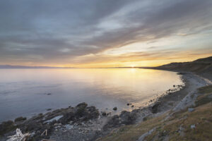Sunset over Cattle Point and Strait of Juan de Fuca, San Juan Island Washington #79196