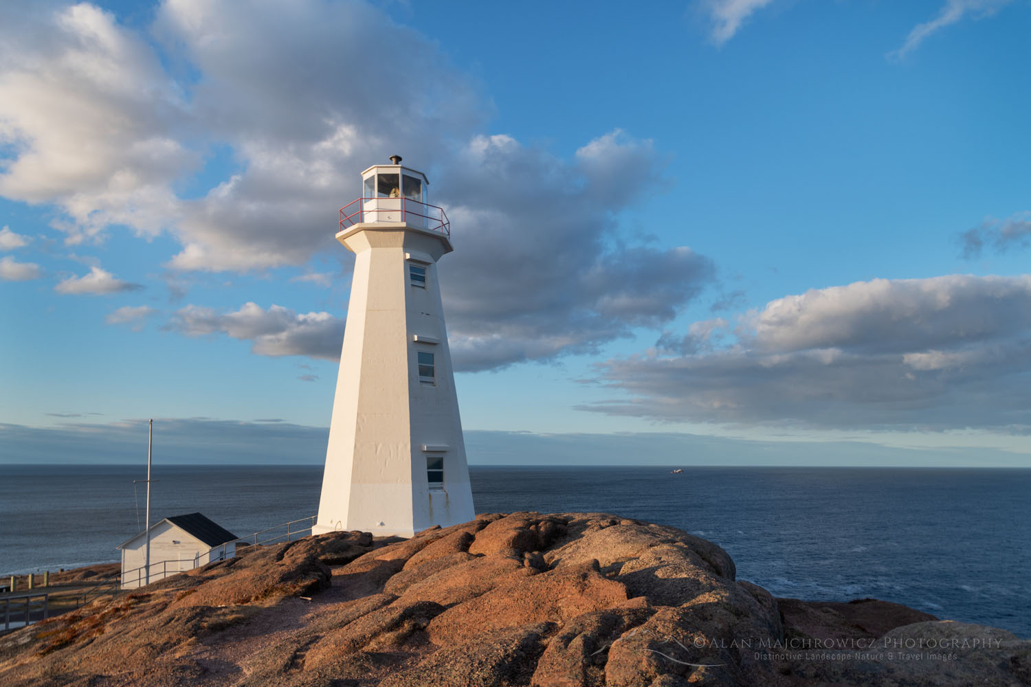 One of two lighthouses at Cape Spear Lighthouse National Historic Site in St. John's, Newfoundland and Labrador, Canada #79525