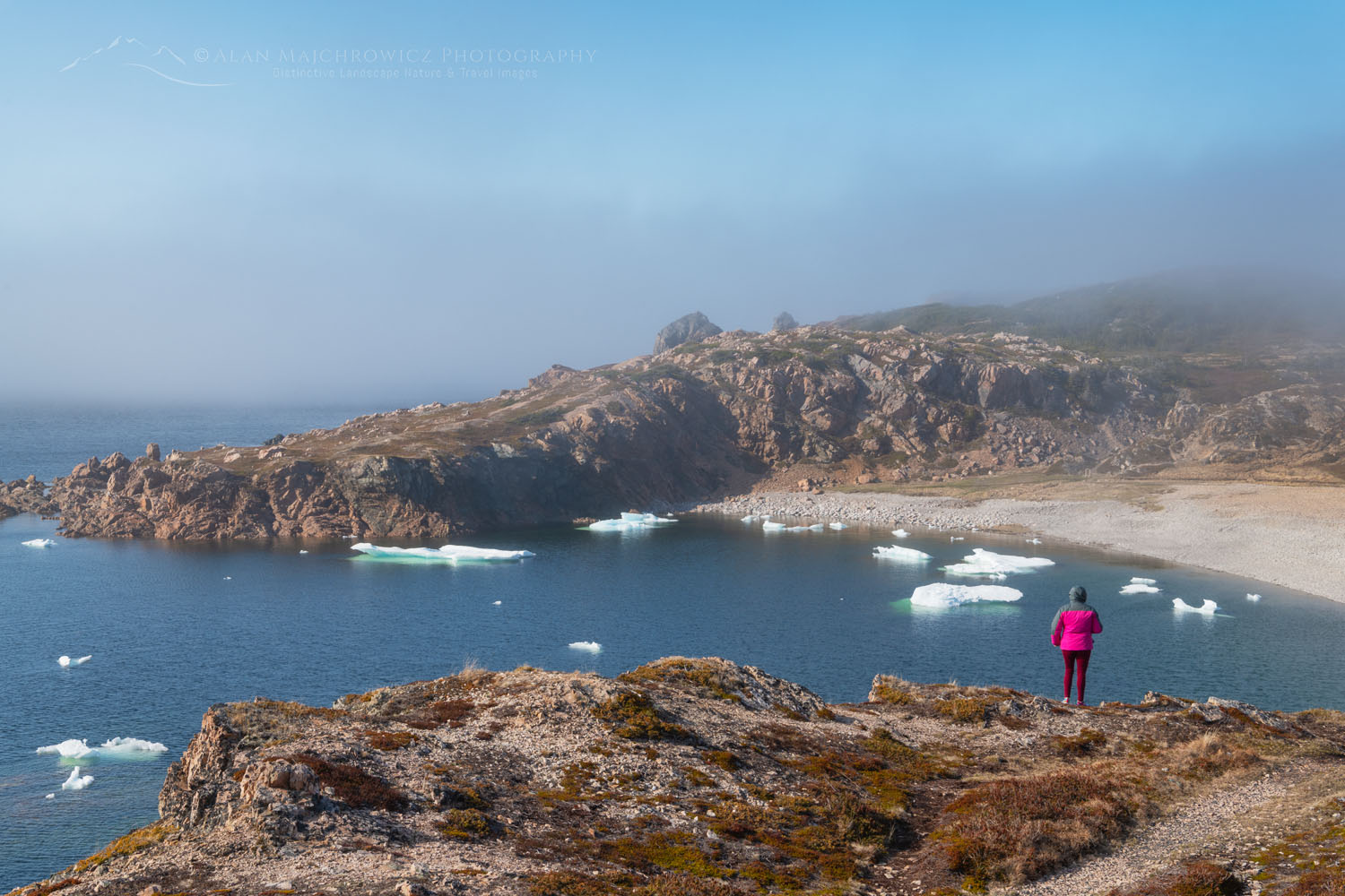 Sea ice in French Beach Cove, Newfoundland and Labrador Canada #79854