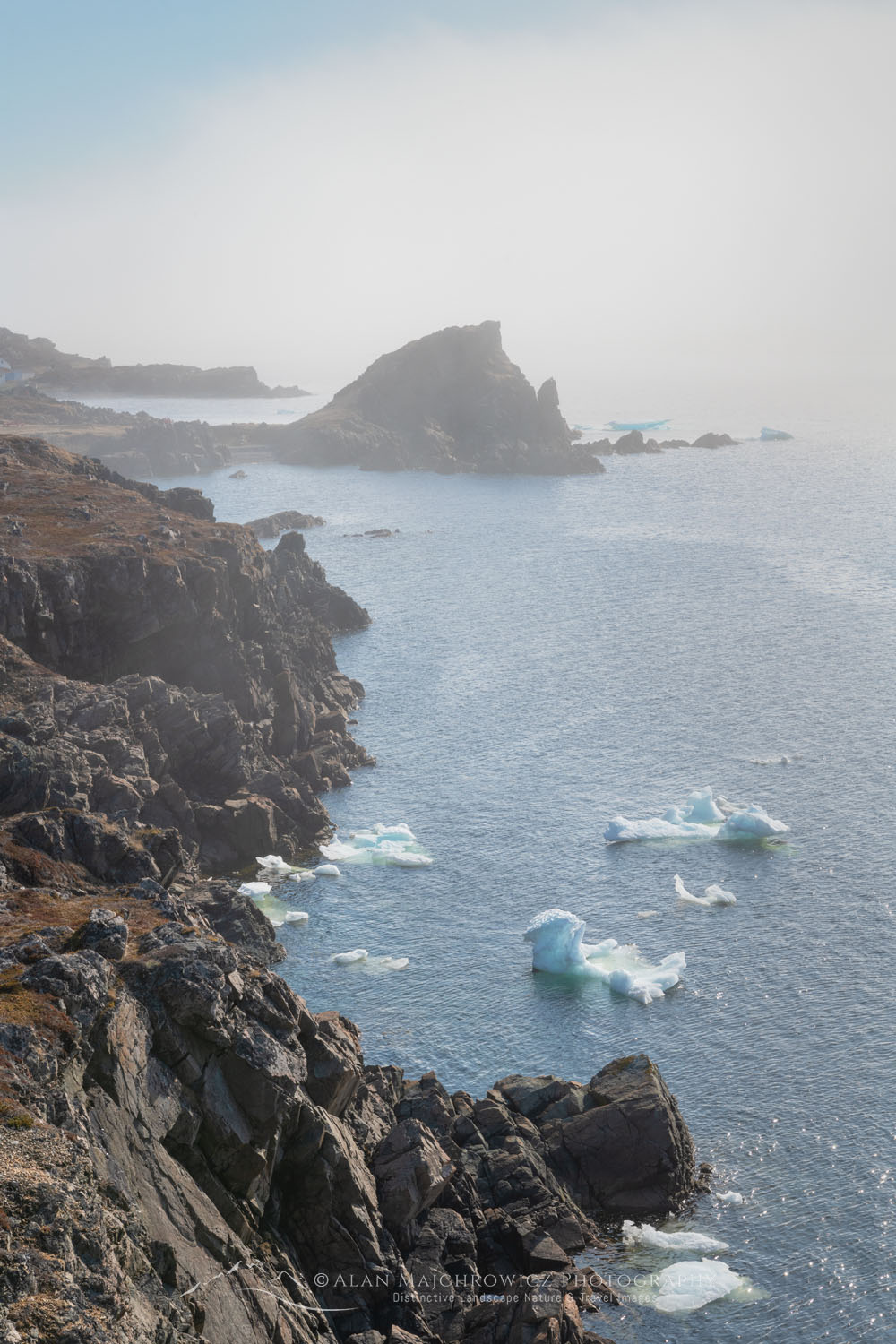 Sea ice in French Beach Cove, Newfoundland and Labrador Canada #79858
