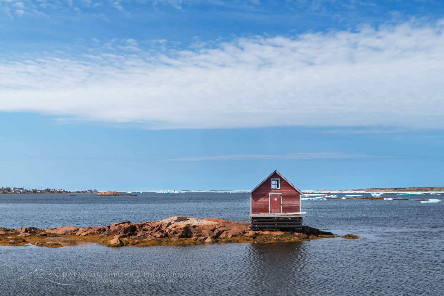 Fishing stage, Joe Batts's Arm, Fogo Island, Newfoundland and Labrador Canada #80095