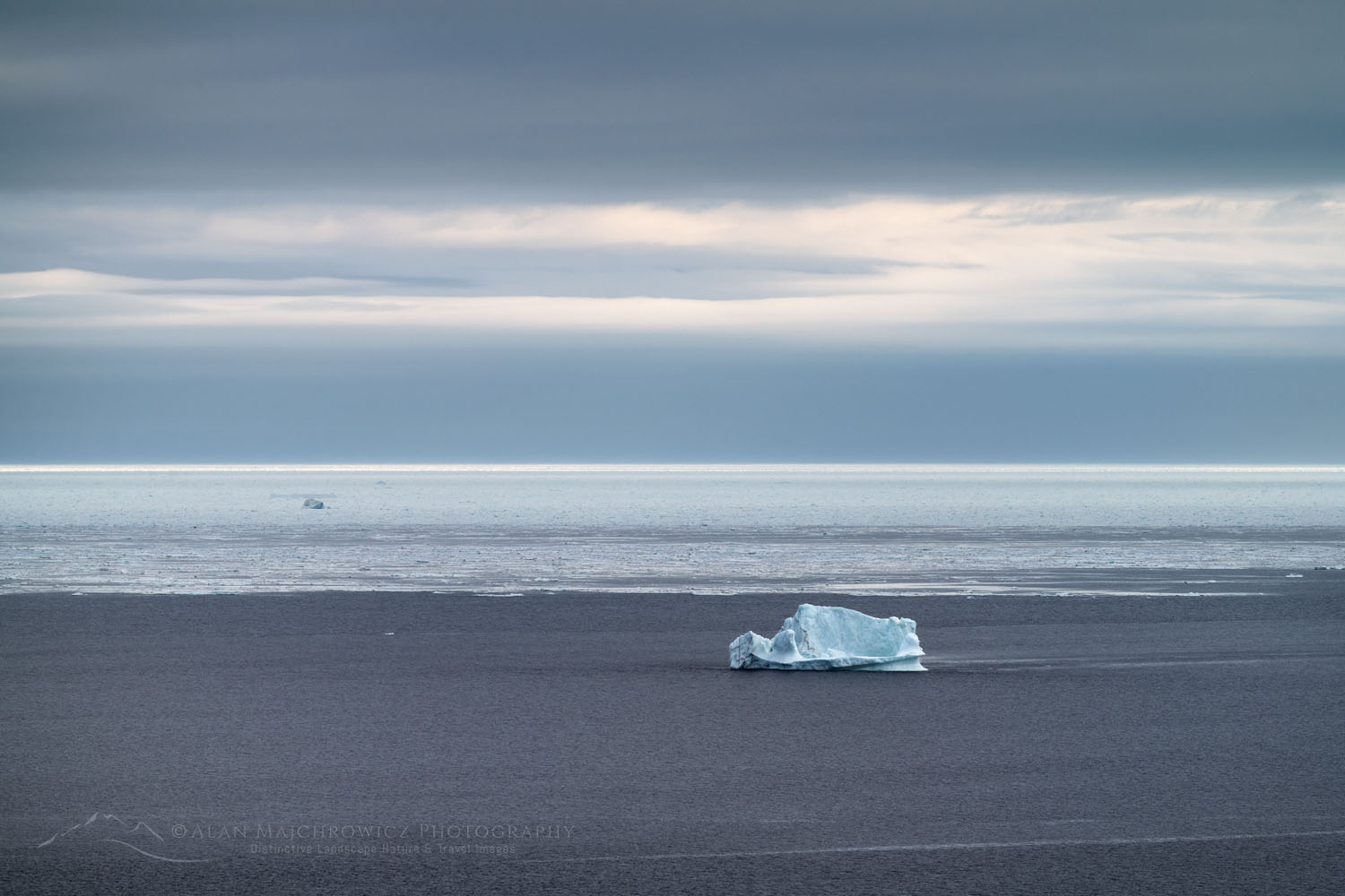 Iceberg and Pack Ice near Twillingate, Newfoundland and Labrador Canada #79746