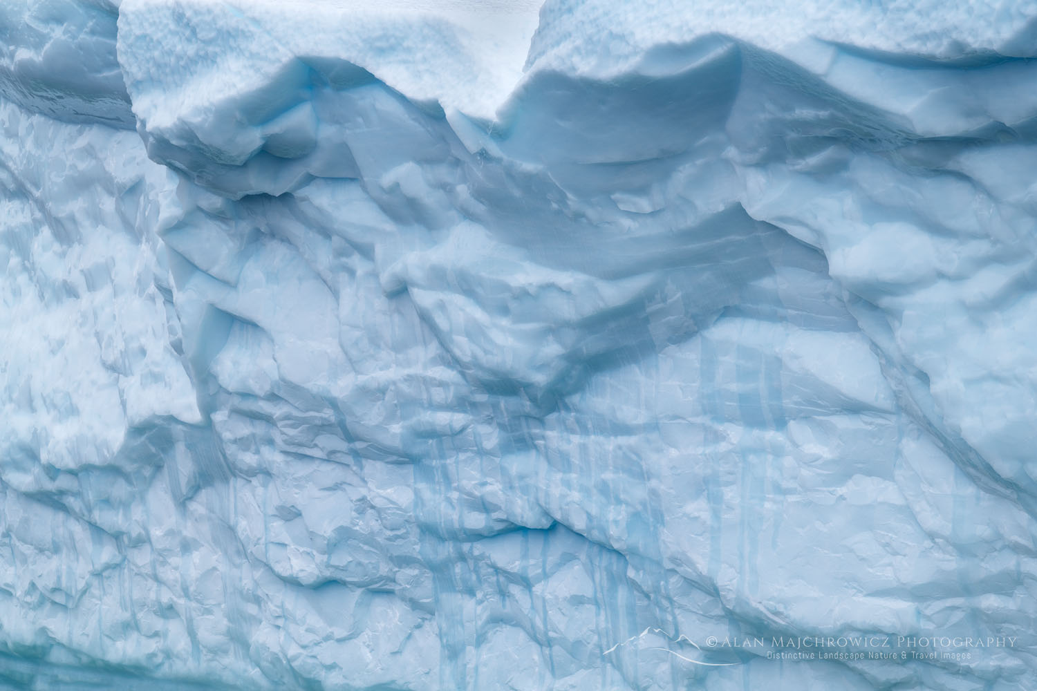 Detail of iceberg in Spiller's Cove Newfoundland and Labrador Canada #79758