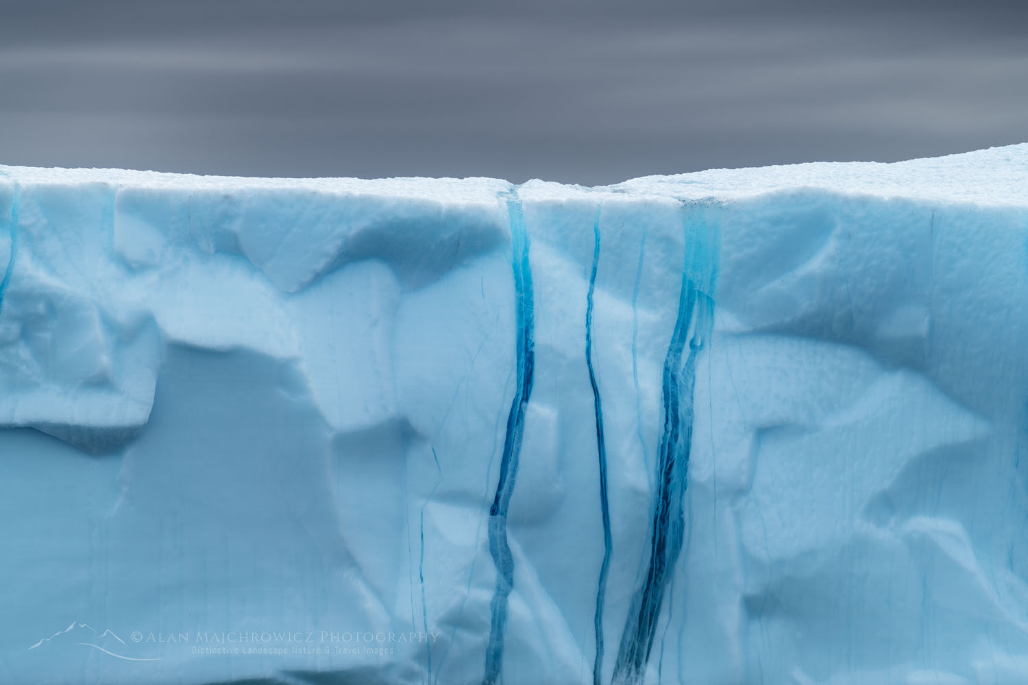 Detail of iceberg in Spiller's Cove Newfoundland and Labrador Canada #79774