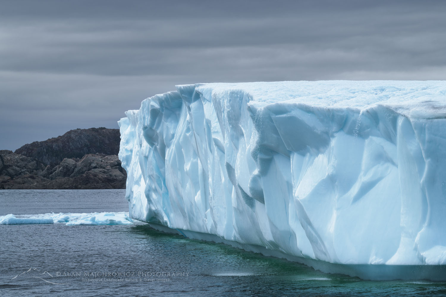 Tabular iceberg near Twillingate, Newfoundland and Labrador Canada #79783