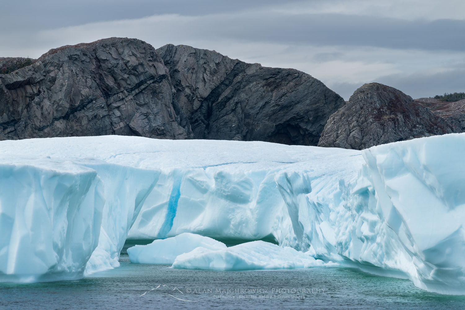 Tabular iceberg near Twillingate, Newfoundland and Labrador Canada #79794