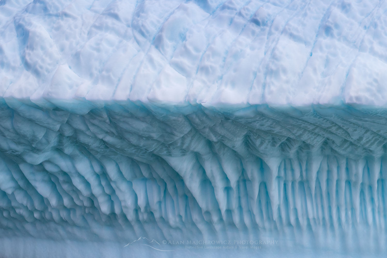 Detail of iceberg in Spiller's Cove Newfoundland and Labrador Canada #79820
