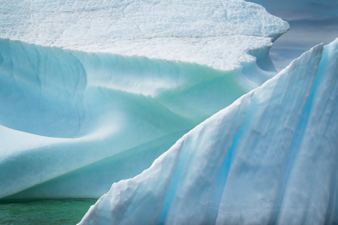 Detail of iceberg in Twillingate Newfoundland and Labrador Canada #79884