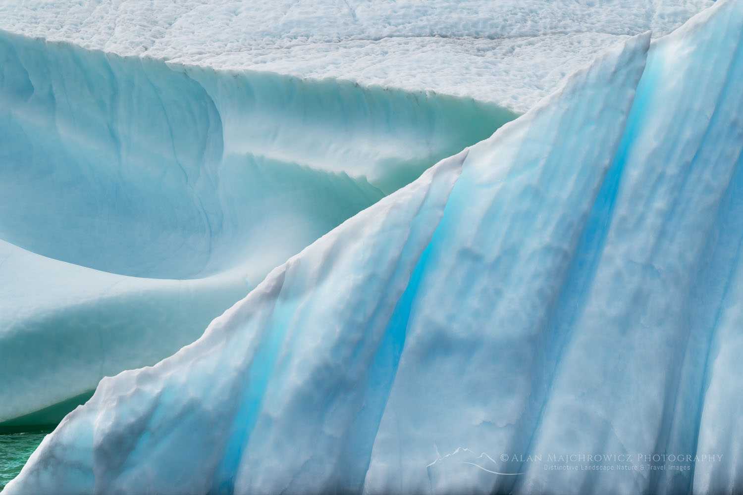 Detail of iceberg in Twillingate Newfoundland and Labrador Canada #79885