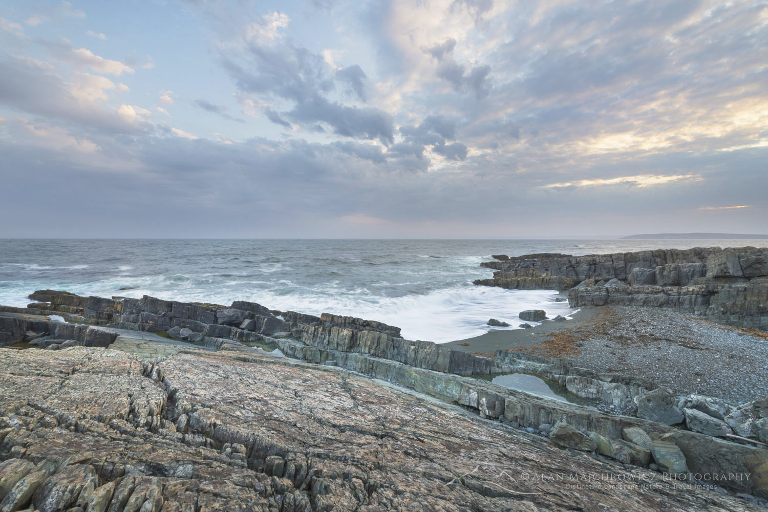 Daleys Point on the southern Avalon Peninsula. Part of the Mistaken Point Ecological Reserve and UNESCO World Heritage Site. Newfoundland and Labrador Canada #80713