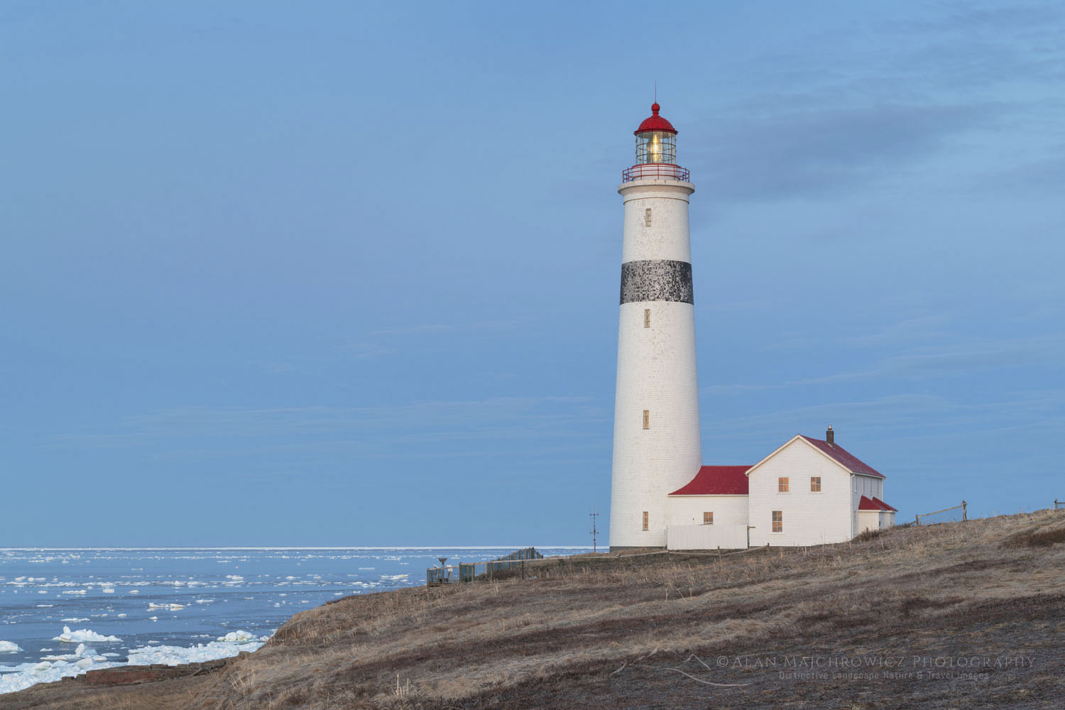 Point Amour Lighthouse Provincial Historic Site on the south coast of Labrador, Newfoundland and Labrador Canada #80310