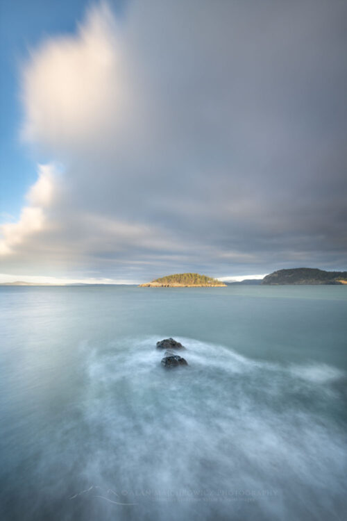 Sunrise clouds over Deception Pass, Deception Pass State Park, Washington #78957