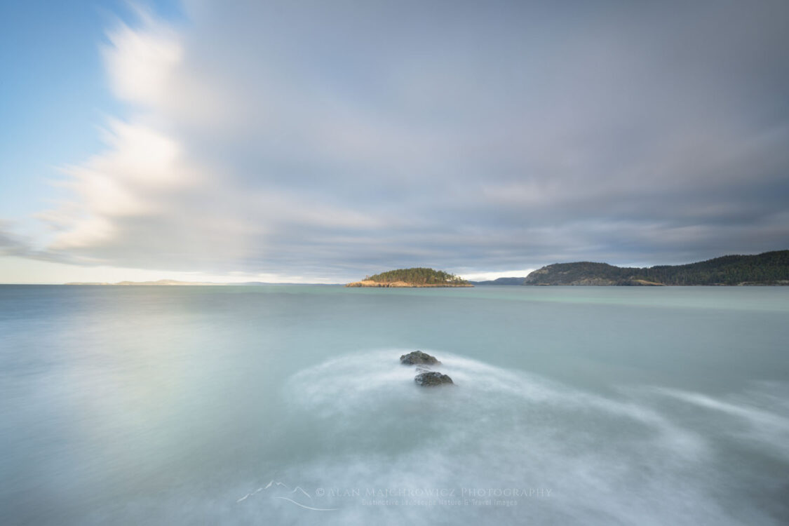 Sunrise clouds over Deception Pass, Deception Pass State Park, Washington #78958