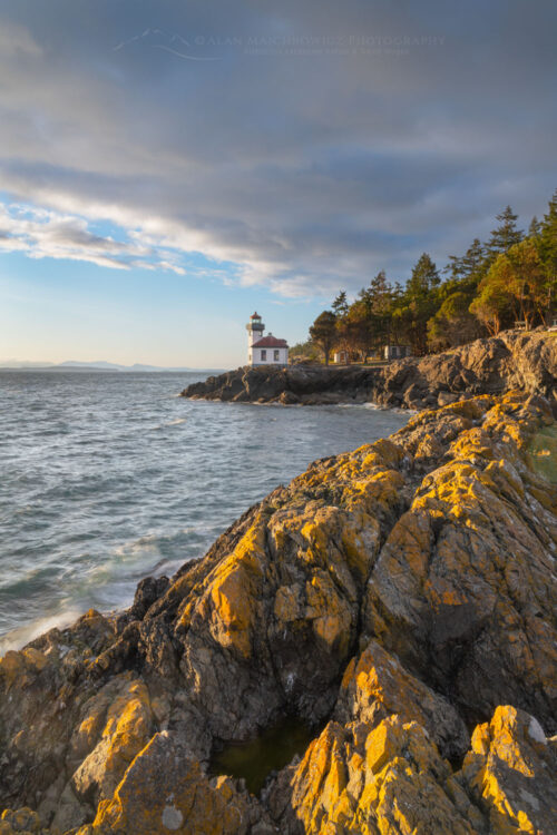 Lime Kiln Lighthouse at Lime Kiln Point State Park San Juan Island Washington #79267