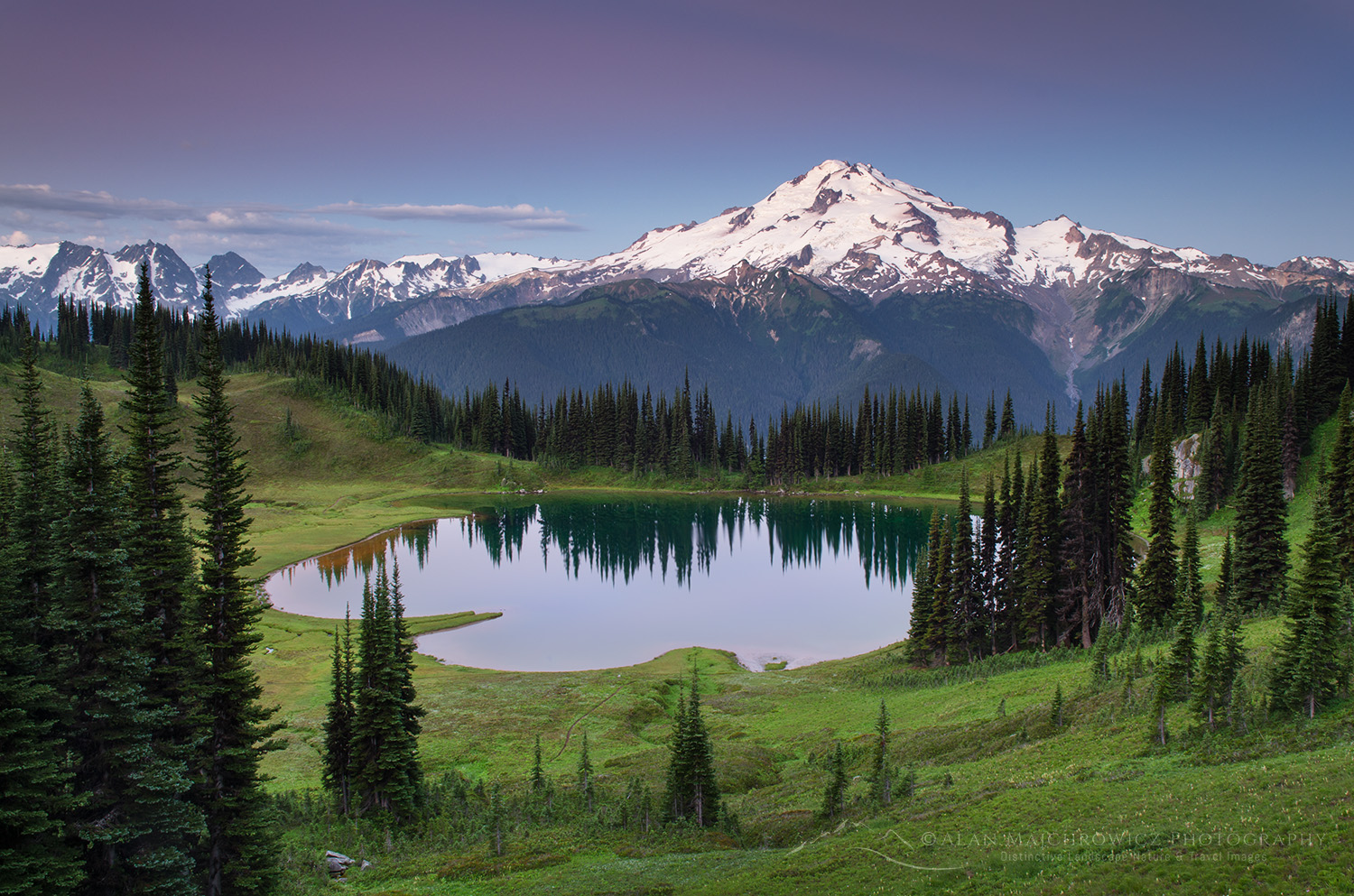 Image Lake Glacier Peak North Cascades - Alan Majchrowicz Photography