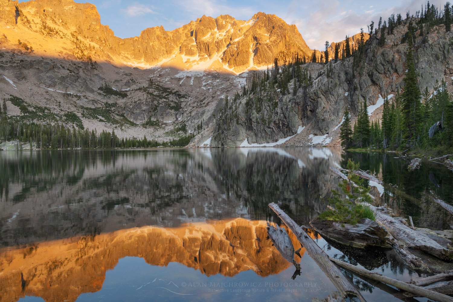 Upper Cramer Lake. Sawtooth Wilderness, Idaho #83637