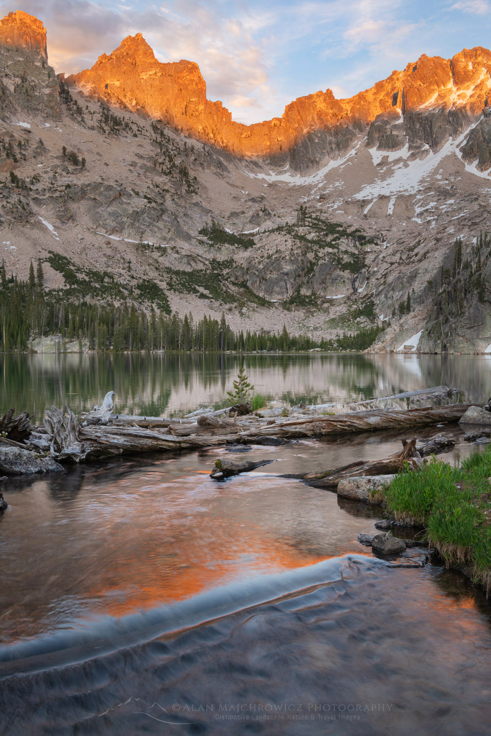 Upper Cramer Lake. Sawtooth Wilderness, Idaho #83646